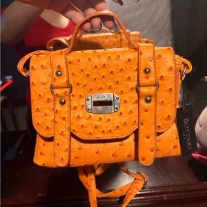 Vibrant Orange Mini Bag